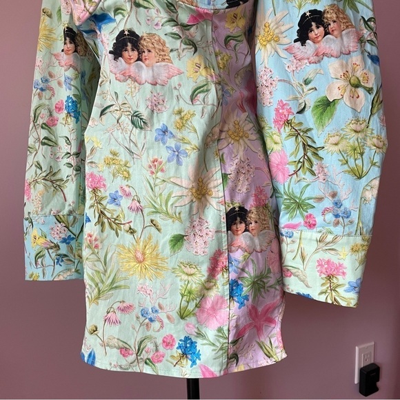 NEW! Fiorucci- Alpine Angels Mini Bodice Mini Dress Long Sleeve Size Large - Picture 8 of 16